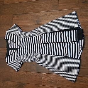 Banana Republic women's striped dress with flared skirt size 4